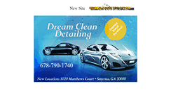 Desktop Screenshot of dreamcleandetailing.com